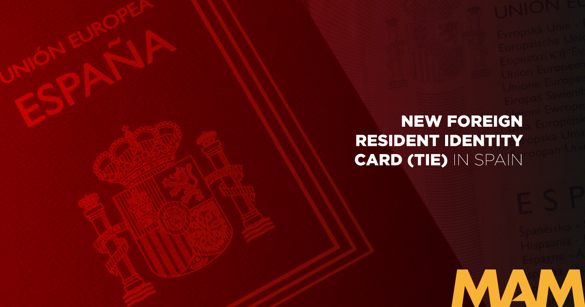 New foreign resident identity card (TIE) in Spain
